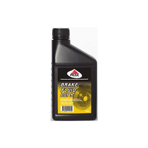 PEAK BRAKE FLUID DOT 3 1L PKBFD3001