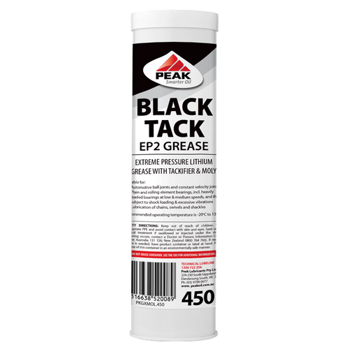 PEAK BLACK TACK EP2 GREASE 450g PKGXMOL.450