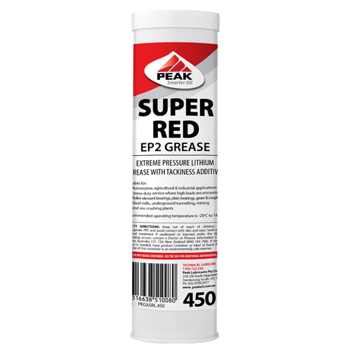 PEAK SUPER RED EP2 GREASE 450g PKGXSRL.450
