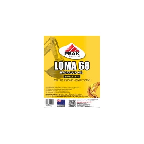 Peak Loma 68 Hydraulic Oil 5L PKIHM068005