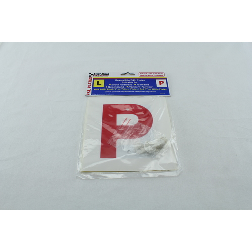 L & P Plates Reversible With Suction Cups SA TAS QLD NT Pair P&L