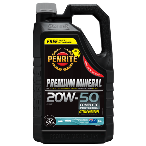 PENRITE PREMIUM MINERAL ENGINE OIL EVERYDAY DRIVING 20W-50 5L PMO20005