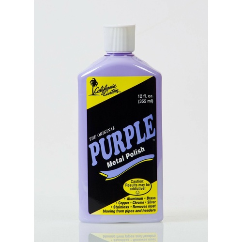 PURPLE METAL POLISH PMP355 THE ORIGINAL 355ml ALUMINUM BRASS COPPER CHROME