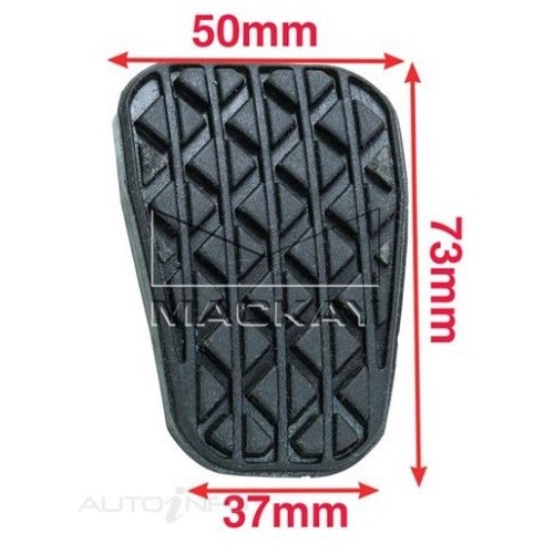 Mackay PP1033 Pedal Pad Rubber Brake for Mazda 2 2007 - 2014