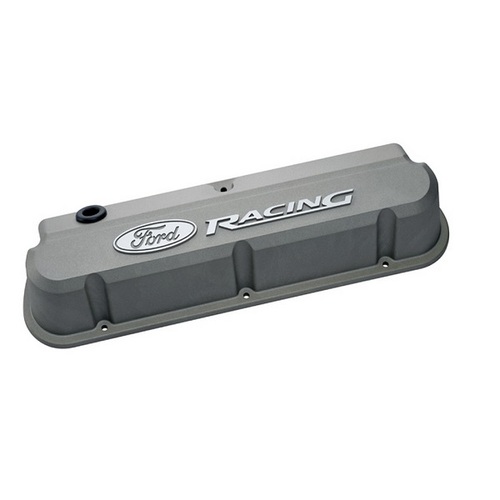 ALLOY ROCKER COVERS GRAY WITH LOGO FOR FORD WINDSOR V8 1962-2001 PR302-137