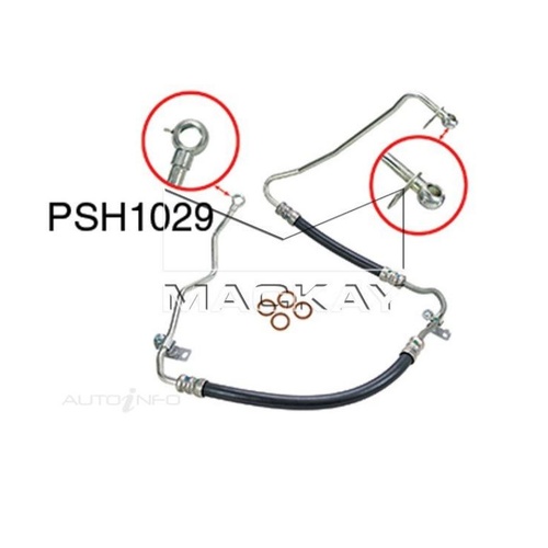 Mackay PSH1029 Power Steering Hose for Holden Commodore VE 6.0L V8