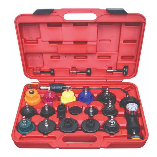 PK Tool PT60303 21 Piece Cooling System Pressure Tester Kit - Radiator Cap Type