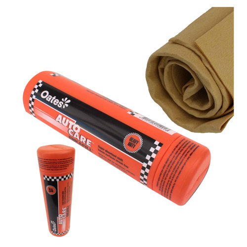 Oates Enka Fill Synthetic Chamois Medium 370mm x 430mm Enkafill Car Wash