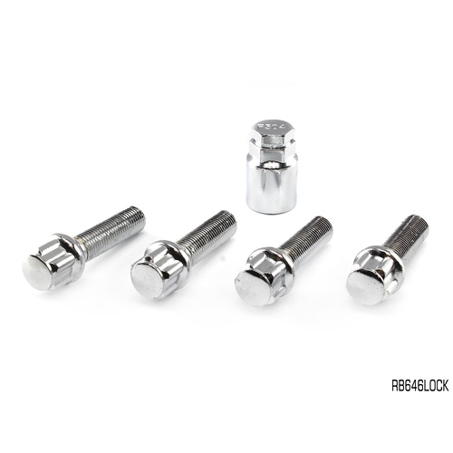 NICE WHEEL BOLT LOCK SET FOR VARIOUS AUDI MERCEDES SKODA VW MODELS RB646LOCK 