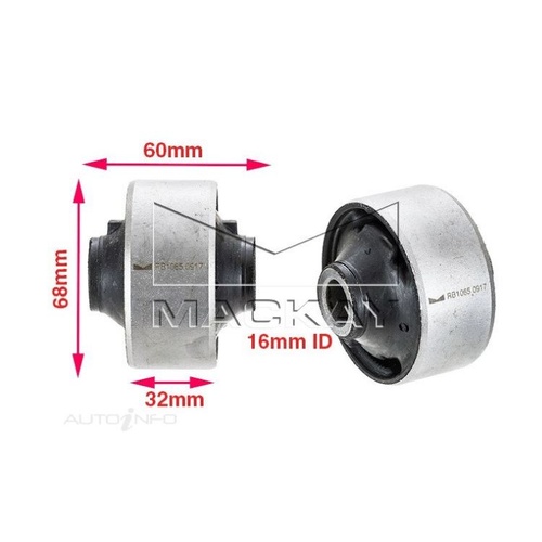Mackay RBK1065 Front Lower Inner Control Arm Bushes for Toyota Rav4 2005 - 2016