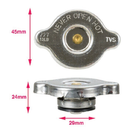 Mackay RC1001 Mini Recovery Radiator Cap 13 PSI or 90 KPA