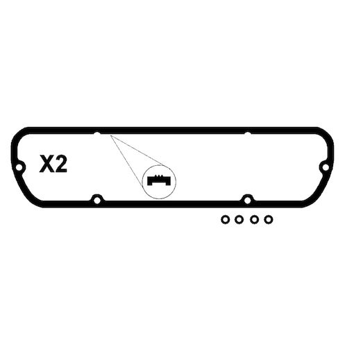 Rocker Cover Gasket Set for Holden Statesman Caprice VS 5.0L V8 RC3054K Pair