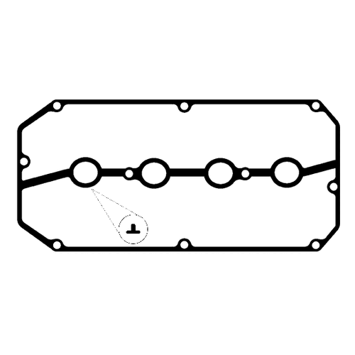 ROCKER COVER GASKET RC3182 FOR KIA RIO BC 1.5L A5D DOHC 4cyl 7/2000 - 12/2002