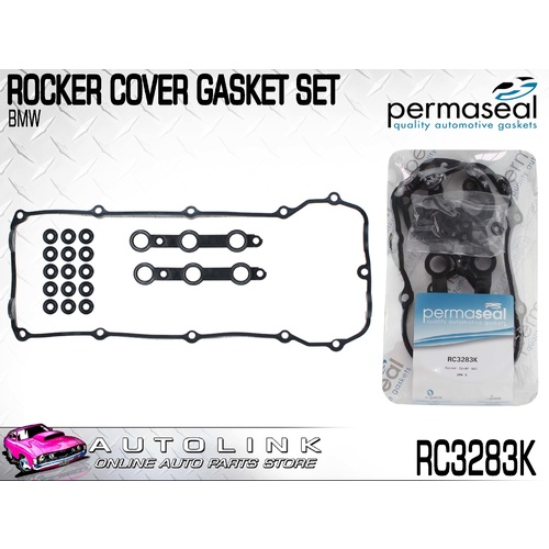 PERMASEAL ROCKER COVER GASKET SET FOR BMW X3 X5 E83 E53 6CYL DOHC 2000-9/2002