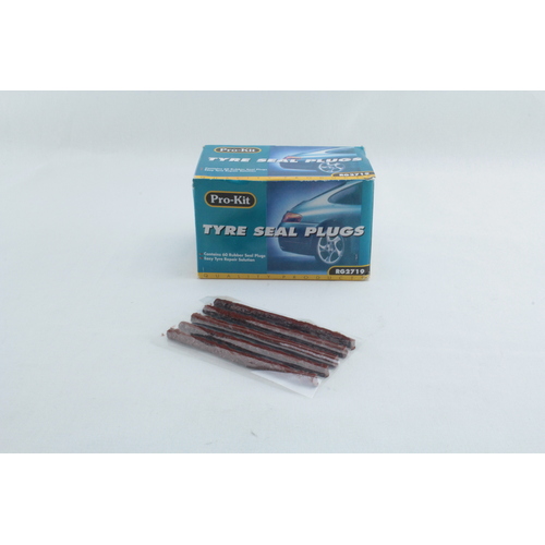 PROKIT RG2719 TYRE TUBE LESS SEAL PLUGS 60 PACK REPAIRS FLAT TYRE'S 100mm 4" 