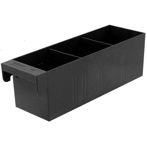 PK Tool RG28164 Plastic Parts Box L 300 x W 100 x H 100 with 2 Dividers