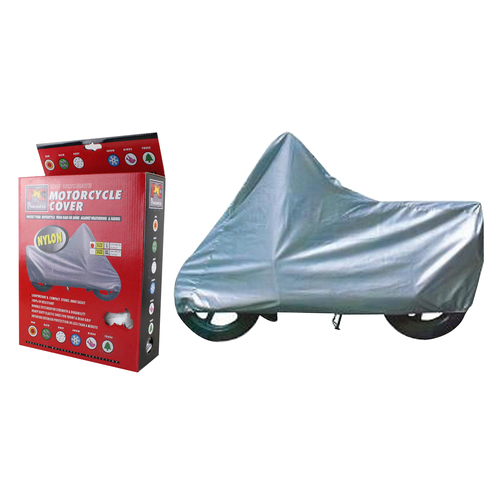 MOTOR BIKE COVER - LARGE NYLON COMBO MATERIAL WATERPROOF 232cm x 100cm x 125cm