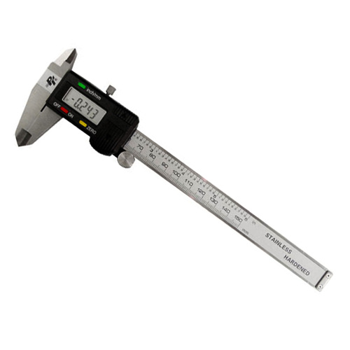 Digital Vernier Caliper 150mm Metric & Imperial Stainless Steel With Case
