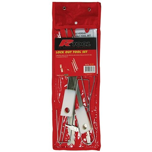 PK Tool RG5309 Emergency Opening Door Lock Out Tool Set 9pc Inc Wedges Hook & Bars