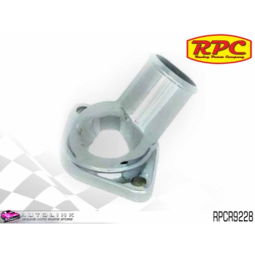 RPC CHROME STEEL THERMOSTAT HOUSING FOR CHEV SB & BB V8 1955-64 RPCR9228 