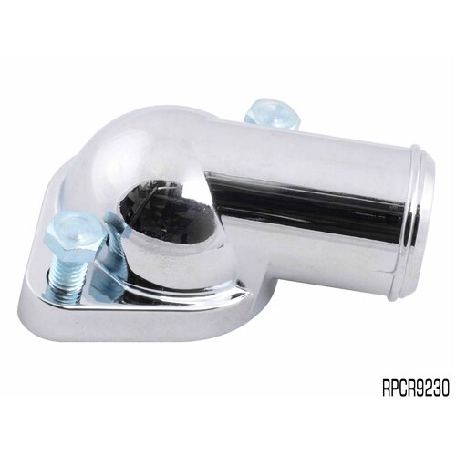 RPC CHROME STEEL THERMOSTAT HOUSING FOR PONTIAC V8 1964-1979 EXC 389 RPCR9230 