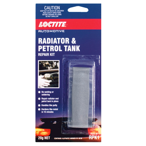 Loctite Radiator & Petrol Tank Repair 20g Handles Like Putty Hardens Like Metal