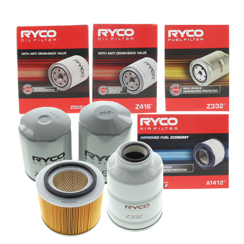 Ryco RSK14 4WD Filter Kit Same as Wesfil WK5 for Nissan Patrol App Below