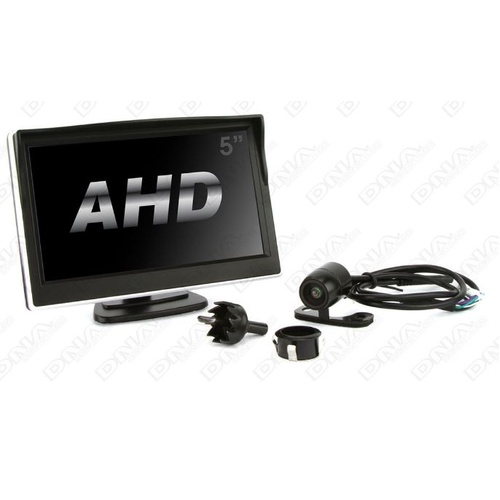 DNA 5 Inch Rear View AHD Monitor With Butterfly & Flush Mount Camera RCB170-AHD