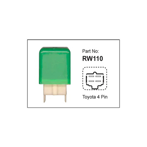 Nice RW110 Relay 4 Pin 12 Volt for Toyota Models 28300-16010