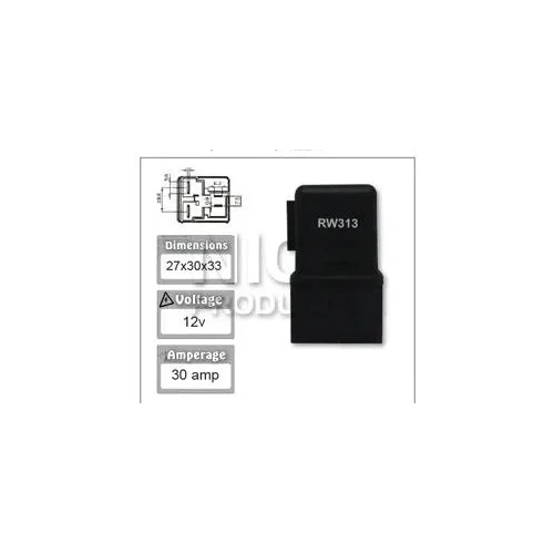 Nice RW313 Glow Plug Relay 4 Pin 12 Volt 30 Amp for Nissan Models 25230-18A00