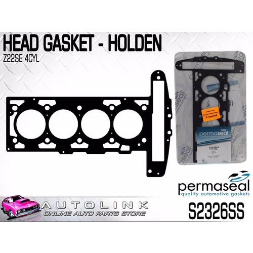 PERMASEAL HEAD GASKET FOR HOLDEN ZAFIRA TT 2.2lt 4CYL Z22SE 2001 - 2006 S2326SS