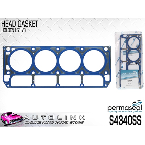 PERMASEAL HEAD GASKET FOR HOLDEN CALAIS VY VZ 5.7L V8 10/2002-7/2006 S4340SS x1