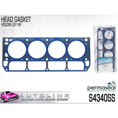 PERMASEAL HEAD GASKET FOR HOLDEN MONARO V2 VZ 5.7L V8 12/2001-2005 S4340SS x1