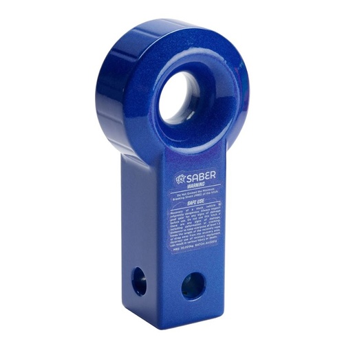 Saber OffRoad SBR-RFRH3B 20,000kg Blue Aluminium Recovery Tow Hitch Fits 50mm 2"