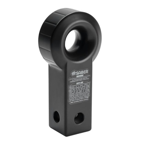 Saber OffRoad SBR-RFRH3BLK 20,000kg Black Aluminium Recovery Tow Hitch Fits 50mm 2"