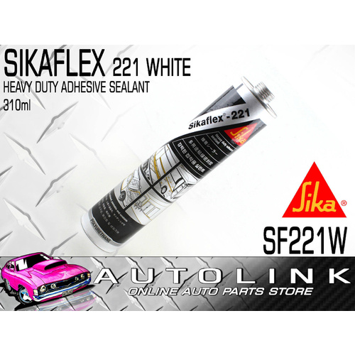 SIKAFLEX 221 WHITE 310ML MULTI PURPOSE POLYURETHANE ADHESIVE SEALER SF221W x1