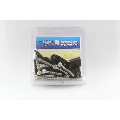 Eagle Lead Separator Fitting Kit Horizontal Black 6 Pack SFK-1BK