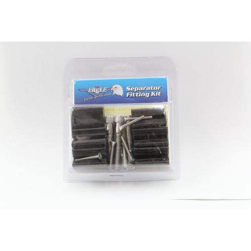 Eagle Lead Separator Fitting Kit Vertical Black 6 Pack SFK-3BK