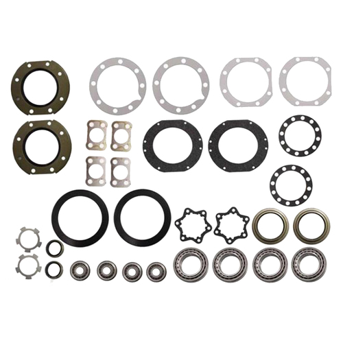 Front Swivel Hub + Wheel Bearing Seal Kit for Toyota Hilux RN106 2.4L 4WD 22R