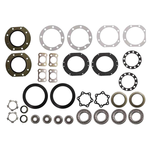 Front Swivel Hub + Wheel Bearing Seal Kit for Toyota Hilux RN46 2.0L Petrol 18R
