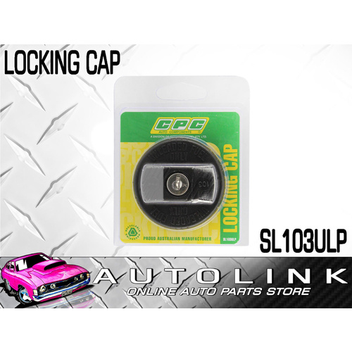 CPC SL103ULP FUEL CAP LOCKING FOR HOLDEN BARINA SB XC - 4cyl 4/1994 - 10/2005