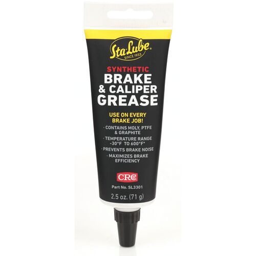 CRC BRAKE CALIPER SYNTHETIC GREASE 71g SL3301 HIGH TEMPERATURE WILL NOT MELT OFF