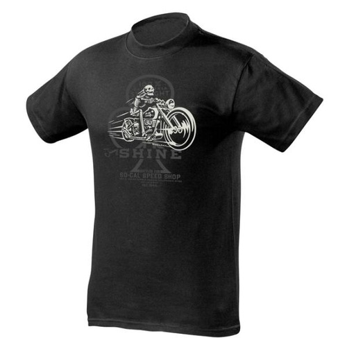 SO-CAL SPEED SHOP SHINE BIKE SHORT SLEEVE T-SHIRT BLACK SMALL SOJSM-1504TC10S