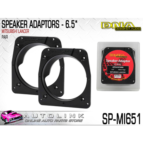 DNA SPEAKER ADAPTORS FOR MITSUBISHI LANCER - 6.5" 10mm HIGH (PAIR) SP-MI651