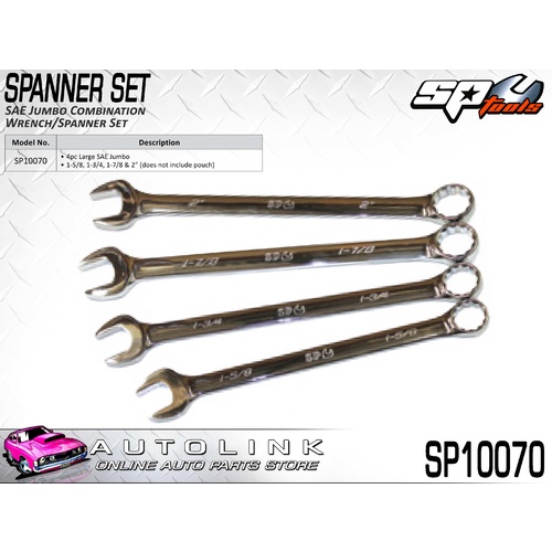 SP TOOLS 13pc SAE Combination Wrench/Spanner Set SP10063 