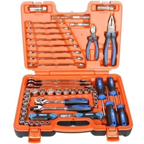 SP TOOLS 65PC 3/8’’DR TOOL KIT IN X-CASE FOR HOME / GARAGE SP51204