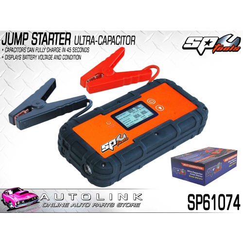 SP TOOLS NEXT GENERATION ULTRA-CAPACITOR JUMP STARTER 12V 800AMP - SP61074