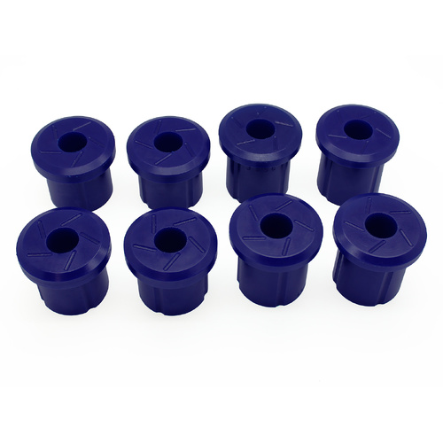 Super Pro SPF3596K Rear Leaf Spring Rear Eye and Shackle Bush Kit for Landcruiser