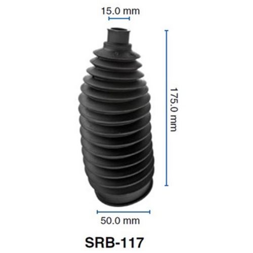KELPRO SRB-117 STEERING RACK BOOT FOR HOLDEN & MAZDA MODELS x1