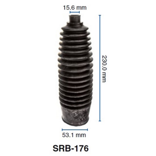 KELPRO SRB-176 STEERING RACK BOOT FOR TOYOTA HILUX MODELS x1